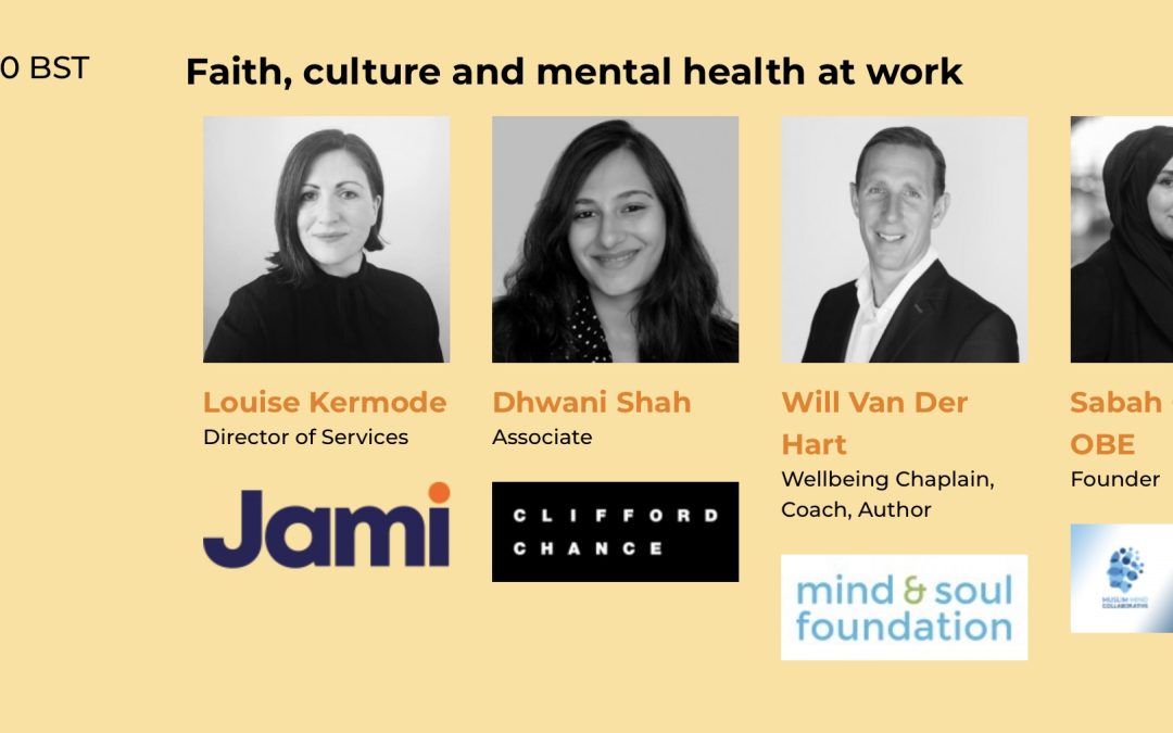 Faith, culture and mental health at work